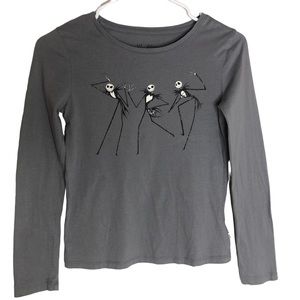 GAP Kids Disney Jack Skellington T-shirt Long Sleeve